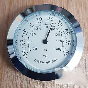 37mm Thermometer Insert with Silver Plating White Dial TY-TI037-SW