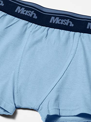 Mash Boxer Liso Infantil, Meninos, Azul, GG