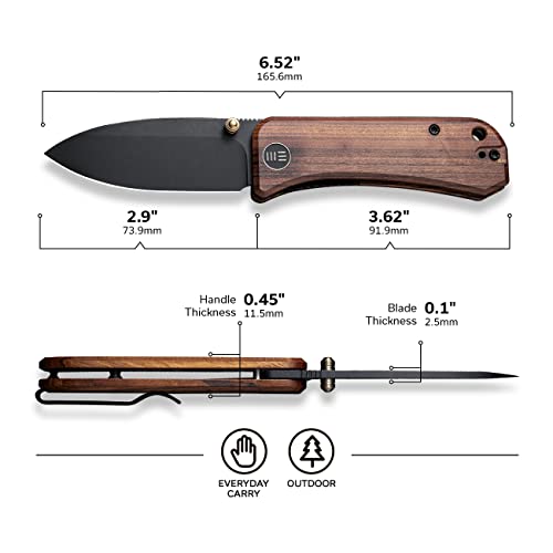 Weknife Ben Petersen Designed Banter And Civivi Baby Banter Pocket Knife For Edc Wood Handle #TOP6