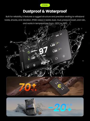 Image of R7M 7 inch Wireless Motorcycle CarPlay & Android Auto for BMW Motorcycles - Native Wonder Wheel & Action Camera Control (GoPro /Insta360)| TPMS /RPM| OTA Updates|1200-Nit IP69K GPS | Nav Prep 5 /6