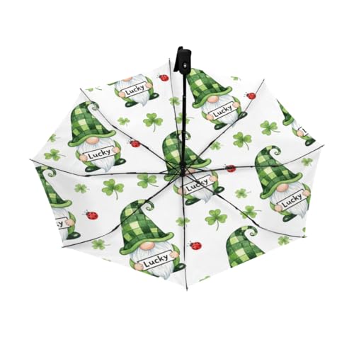Parapluie de voyage à pliage inversé automatique avec toile soleil et pluie