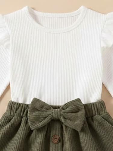 Image of A.T.U.N. (ALL THINGS UBER NICE) Stylish Winter-Ready Girls Dress | Round Neck with Long Sleeve and Bow Detail | Warm & Trendy Outfit