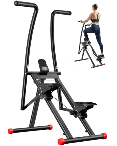 Image of AL01 Stair Stepper, Foldable Steppers for Exercise at Home, Full-Body Cardio Workout Climber with Adjustable Pedals, Extended Step Range, 270LB Loading Capacity