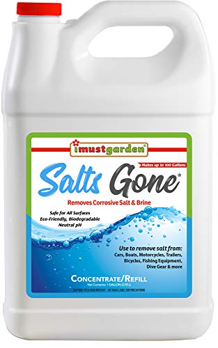 I Must Garden Salts Gone: Safely Removes Salt and Brine from Vehicles and Marine Equipment â€“ 1 Gallon Concentrate Refill