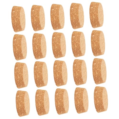 Gatuida 60 piezas Tapones de Corcho para Botellas Pequeñas Unidades Sellado Seguro y Reutilizable Tapón Reemplazable para Vino Licores y Botellas para Hogares Bares y Restaurantes