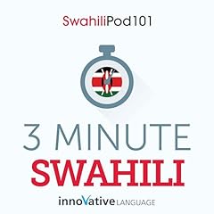 3-Minute Swahili - 25 Lesson Series Audiobook cover art