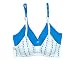 trimfit Big Girls' Lightly Lined Wirefree Cotton Bra (Pack of 2), Diagonal Hearts/Blue, 32A