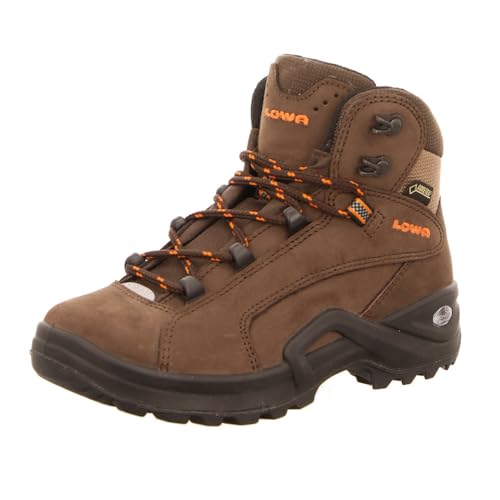 Lowa Unisex-Kinder Renegade Ii GTX Mid Junior Wanderstiefel, Braun (Braun/orange)