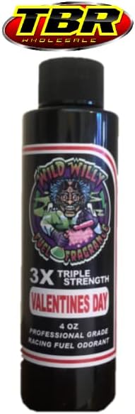 Wild Willy Fraganciaaroma de combustible para el día de San Valentín, botella de 4 onzas, compatible con combustibles de metanol, alcohol, gas,