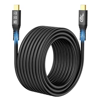 CABLEDECONN USB C 3.2 Gen2 Cable 1.6FT - 240W Charging, 20Gbps Data, 4K Video - Compatible With MacBook Pro, Galaxy