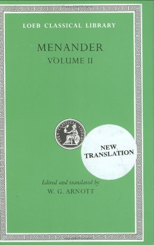 Menander: v. 2 (Loeb Classical Library) by Menander (1996-12-31)