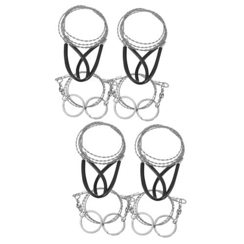 BESPORTBLE 8pcs Pocket Chainsaw Wire Saws for Outdoor Survival Lightweight Camping Gear for Easy Tree Cutting Essential Backpacking Equipment for Hiking Emergency Use