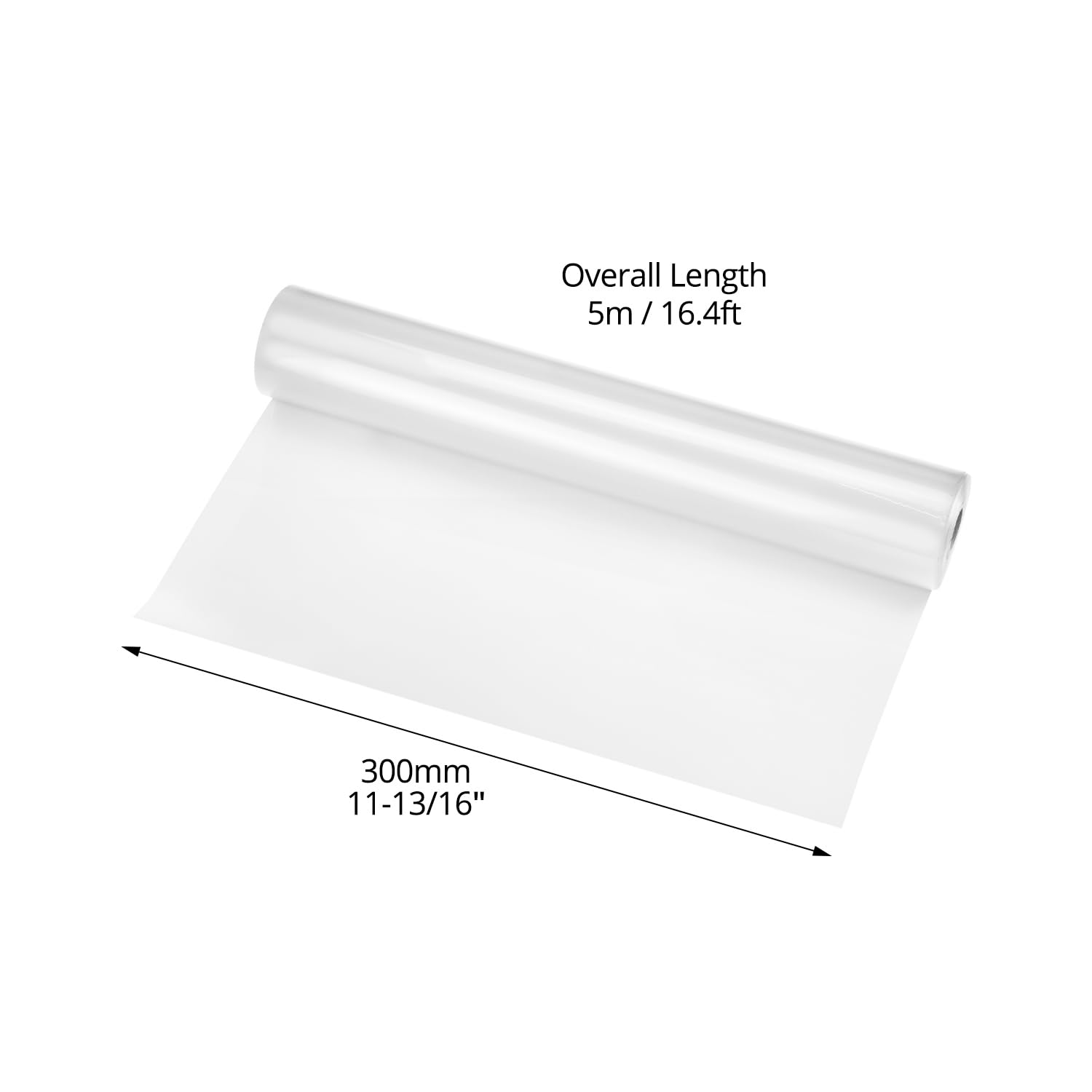 QWORK® 30 cm x 5 m Samoprzylepna folia odporna na zarysowania dla kota, ochrona przed zarysowaniami na kanapie, drzwiach i meblach