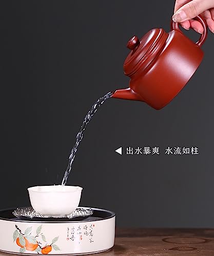Théière argile Yixing Zisha 210 ml contre l'amertume du thé noir