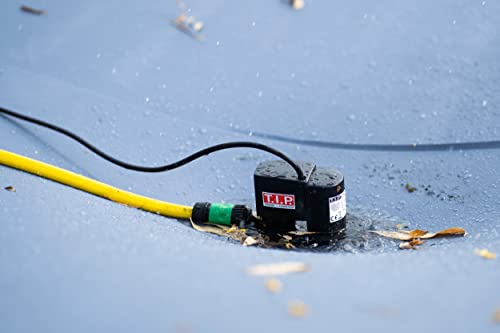 T.I.P. Pool-Cover-Pumpe mit Automatik (für Abdeckplanen und Solarfolien, Whirlpoolentwässerungspumpe, 1.300 l/h Fördermenge, 1,6m Förderhöhe, Filterschwamm, Trockenlaufschutz) CoverOne 1500 AUT, 30441