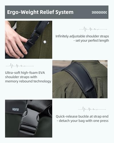 Bolso bandolera para cámara DSLR compacto y ajustable miniatura 6