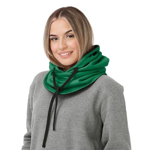 FOCO NFL Unisex-Adult NFL Team Logo Retro Drawstring Winter Cap Hooded Gaiter Balaclava Face Cover4