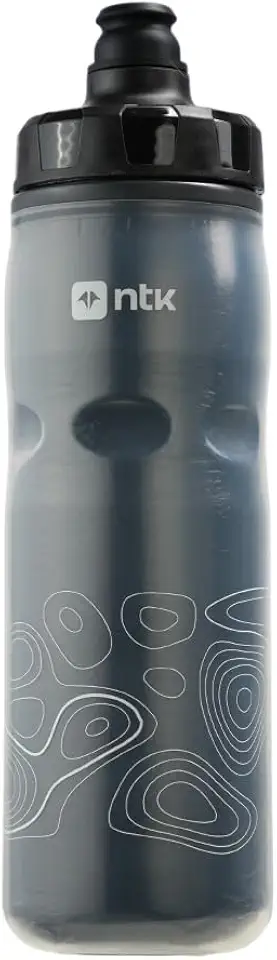 NTK | Garrafa Squeeze 600ml | Térmica | Parede Dupla | Isolamento 4h | Push-Pull Flux Control | Livre de BPA | Isobike