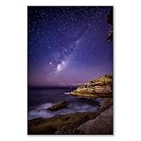 Postereck - 3649 - Milchstrasse, Meer Felsen Natur 