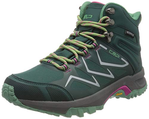 CMP – F.lli Campagnolo Gemini Mid Wmn Trekking Shoe WP, Botas de Senderismo Mujer, Verde Petrol E905, 40 EU