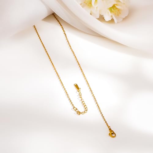 Image of Rubans Demi Fine Stainless Steel Pendant Chain Daily Gift for Women & Girls