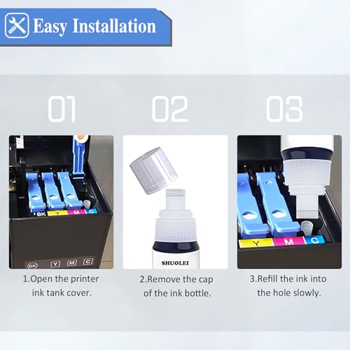 Encre 114 Compatible Epson ET-8500 Remplacement Propre - 4