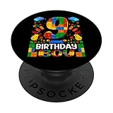 Photo Gallery 9 anno vecchio building blocks 9 ° compleanno ragazzo brick builder popsockets popgrip adesivo Photo Gallery 9 anno vecchio building blocks 9 ° compleanno ragazzo brick builder popsockets popgrip adesivo