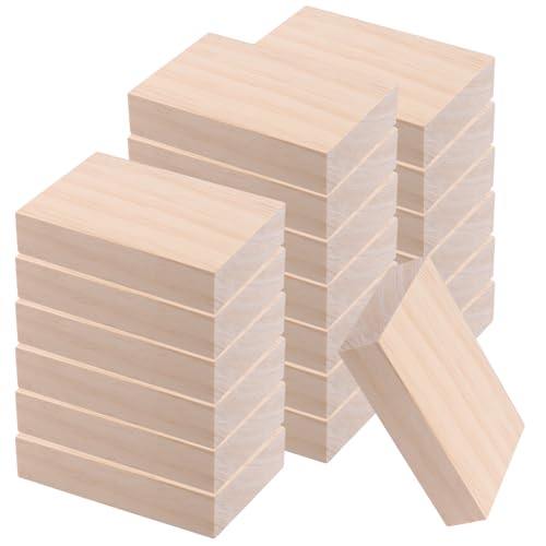KOHAND 20PCS 5 x 3 x 1 Inches Unfinished Wood