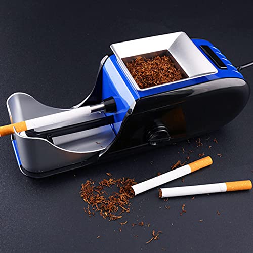 Tiyoha Electric Cigarette Rolling Machine Device Plug in Automatic Injector Cigarette Tobacco Roller Maker Fits Rolling Tube with Diameter 0.31
