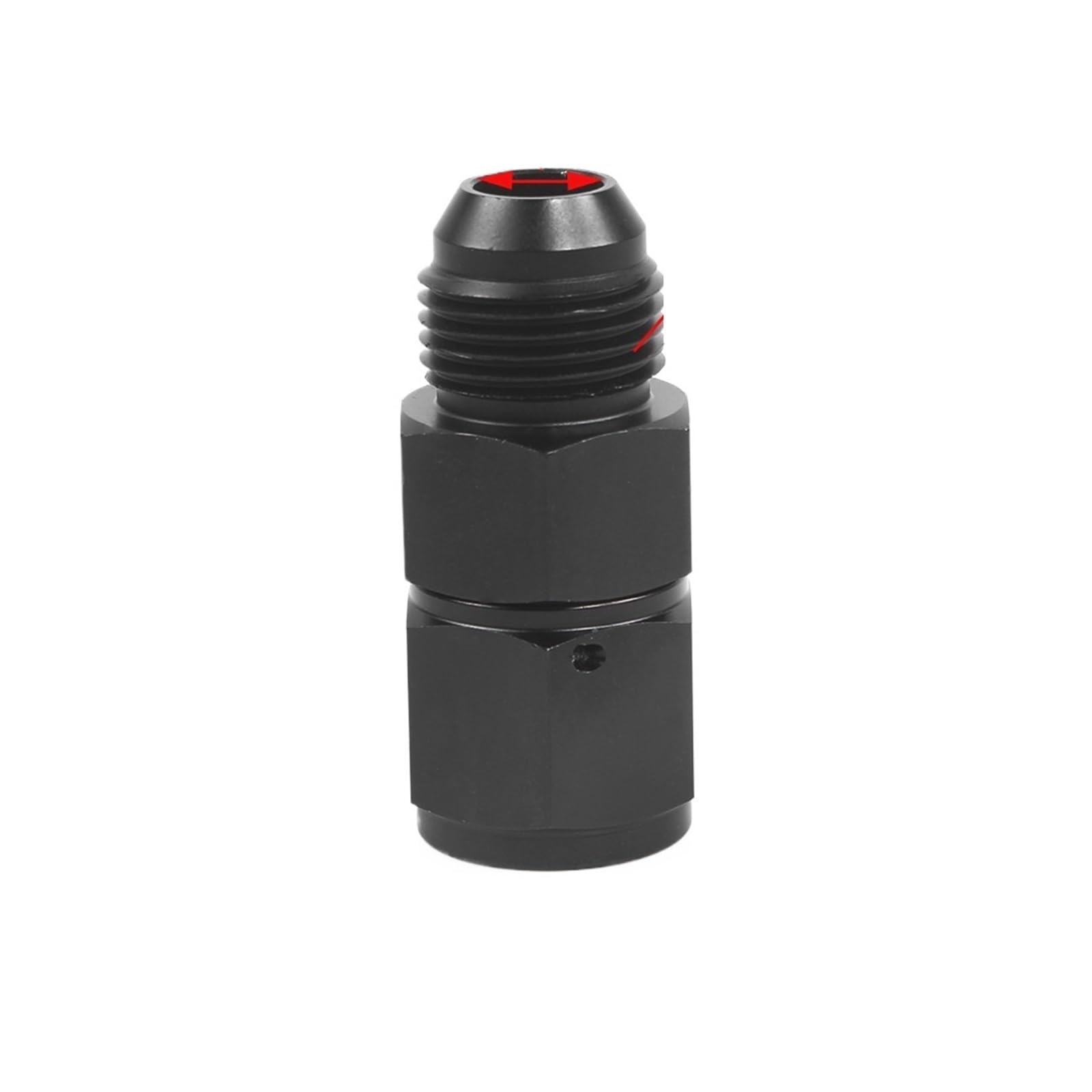 PNESHGTT AN4 AN6 AN8 AN10-1/8 NPT an Swivel Joint Connection Compatible with Gauge Sensor Side Port Adapter Alloy Flare Fitting Part(AN8)