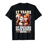 17th Wedding Anniversary - 17 Years of Marriage Funny Couple T-Shirt