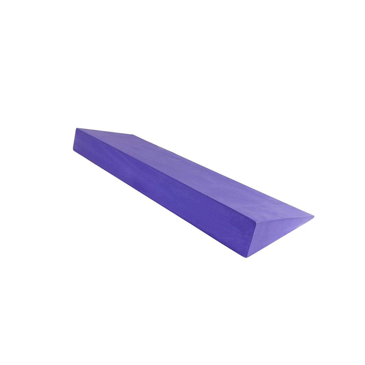 Yoga-Mad Cale de yoga EVA | Mousse EVA légère | Cale de yoga antidérapante pour poignets et mains | Cale inclinée pour professionnels et débutants en yoga et pilates (violet)