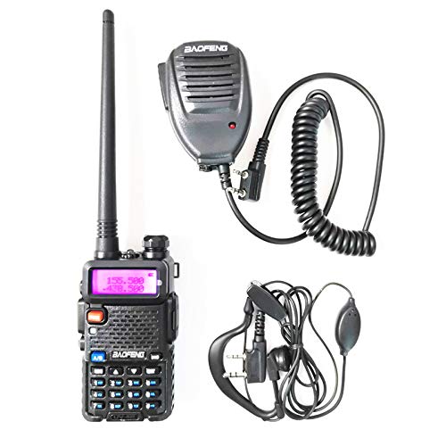 BaoFeng UV-5R Dual Band Handheld Two Way Radio Rechargeable Ham Walkie Talkie