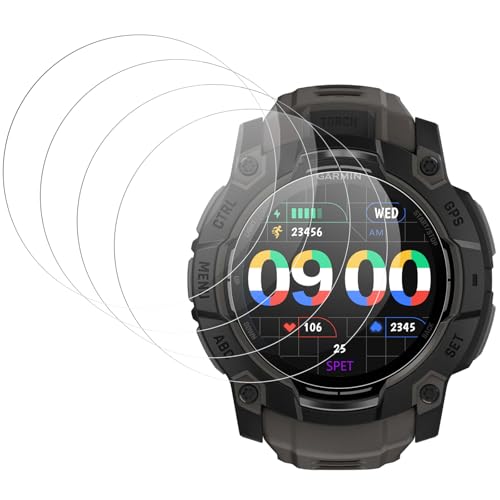 Joeyu (4 Pack) Protective Screen for COROS PACE Pro,9H Hardness, Anti-Shatter, No-Bubble, Scratch Resistant, Vidrio Templado Para