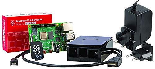 U:Create Le kit de démarrage Raspberry Pi 4 modèle B 2 Go, Noir