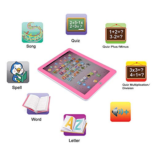 image for 【New Version】 Learning Tablet for Kids, Toddler Educational ABC To