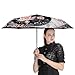 XZDXZD Yin Yang Dragon Lightweight Folding Travel Umbrellas Windproof Auto Open Close Reverse Umbrella Uv Sun Protection for Women Men