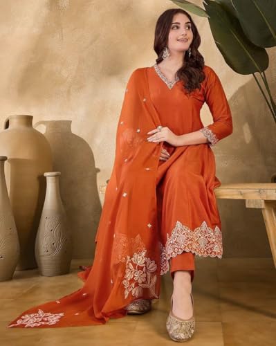 Image of Trendy and Stylish Zometo Fabric Kurta set For Women