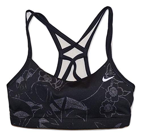 Nike Women's Favorites Metallic Printed Sports Bra (Medium)