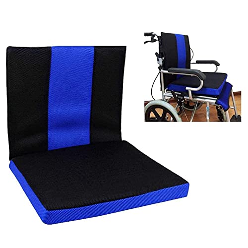 Cojín Respaldo para Silla de Ruedas Silla de Ruedas Antiescaras Tejido Oxford Confort Transpirable Práctico Resistente a la Suciedad