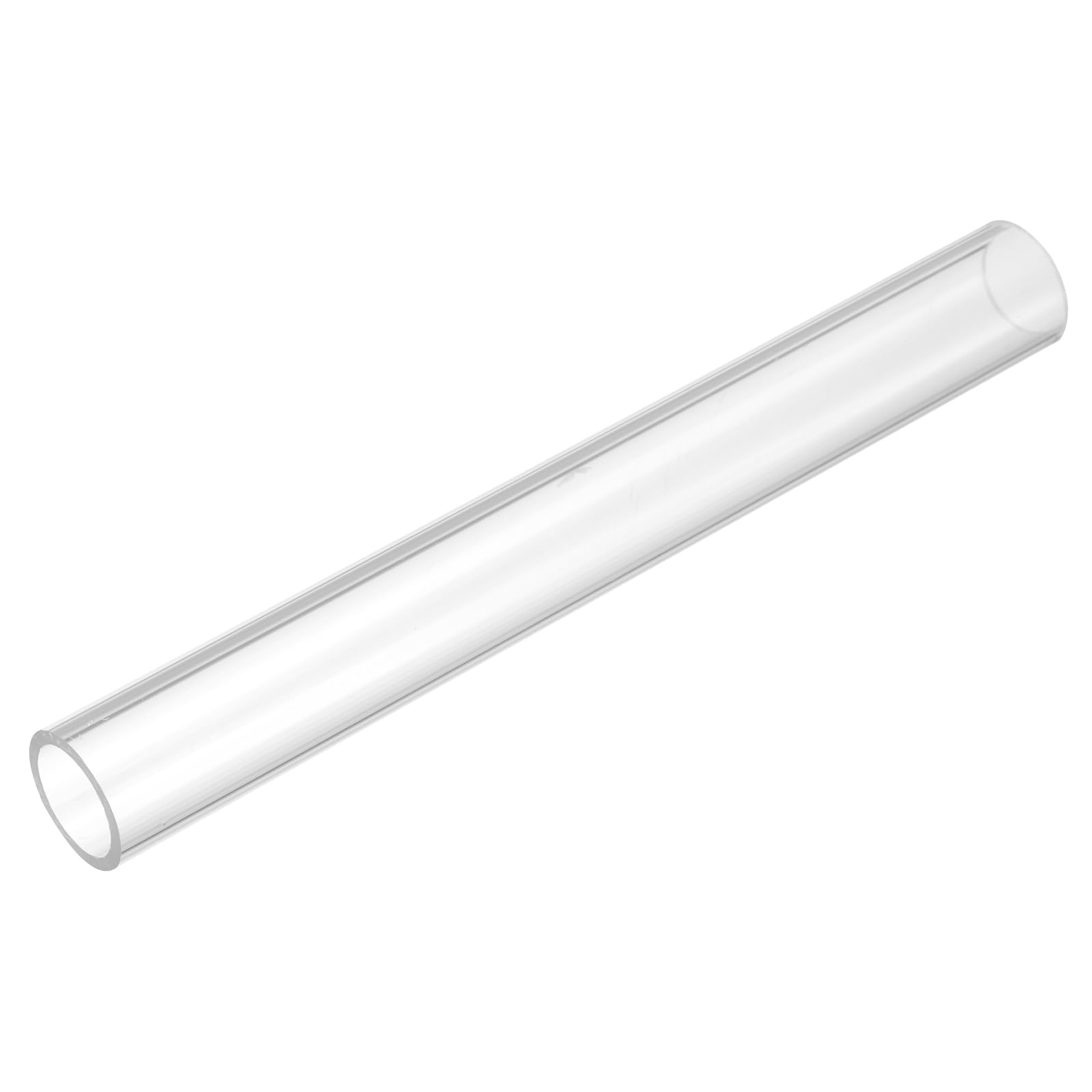 uxcell Rigid Round Clear Tubing 14mm(9/16") ID x 18mm(11/16") OD x 0.5Ft(150mm) Length Plastic Tube