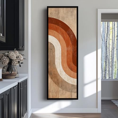 Impression sur toile encadrée grand format vertical pour optimiser l'espace - 3