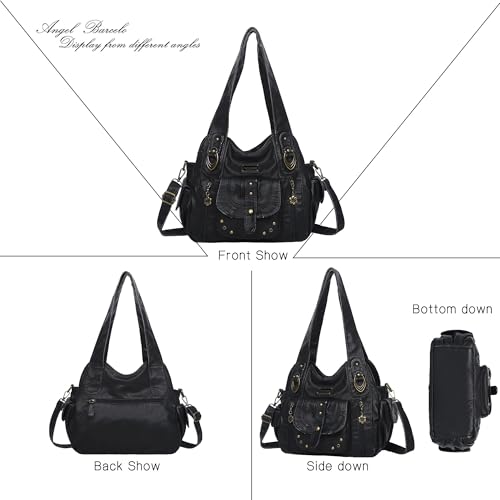 Image of Angel Barcelo Hobo Bag for Women Crossbody Purse and Handbags Shoulder Bags