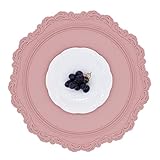 VINE&DINE Premium Untersetzer, Tischsets, 35X35 groß, 3mm dick und robust,100% Silikon...