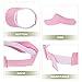 Komorebi Kids Girls Visor Athletic Sun Hat for Boys Adjustable Golf Visor Hat Youth Outdoor Sport Hat Cotton Tennis Hat 07 White & Pink 6-12 Years