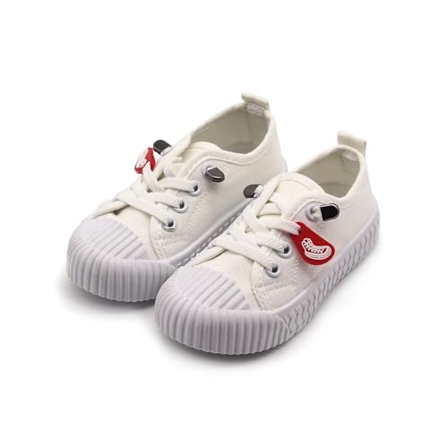 Toddler Shoes 0-12 yrs Little Kids Shoes Canvas Sneakers Unisex for Boys and Girls Toddlers Slip-on Sneakers Comfortable Skin-Friendly Breathabl Causal Running Shoes2