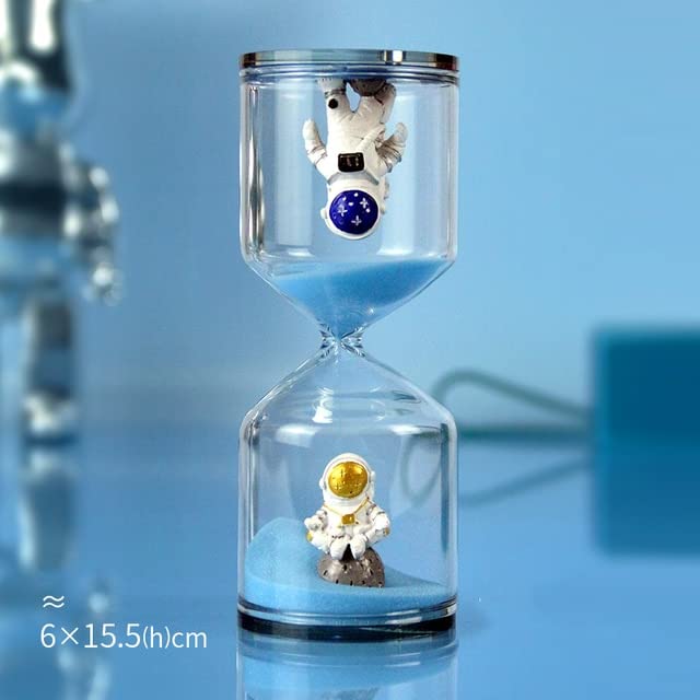 Amazon｜砂時計現代クリエイティブ宇宙飛行士砂タイマー 5/10/15/30 分 