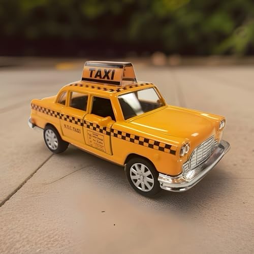 Taxi NYC en miniatura 1:32, metal, sin sonido miniatura 7