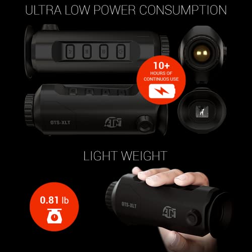 Atn Ots-Xlt Compact Lightweight Thermal Viewer, 2-8X #TOP4