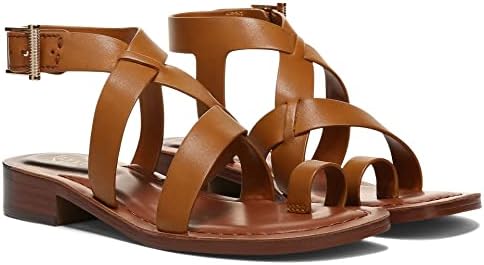 Franco Sarto Womens Ina Strappy Sandal Tan Leather 9 M | Image 3